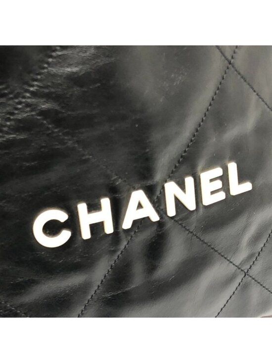 Chanel Backpack 22 Chain As3313 Leather Black main image 9